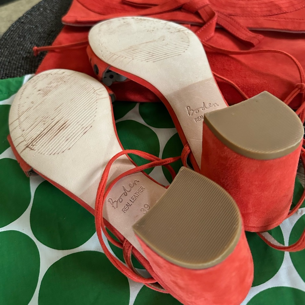 BODEN Jocelyn Mid Heels & Octavia Clutch - Size 39/US 8 - Picture 7 of 15